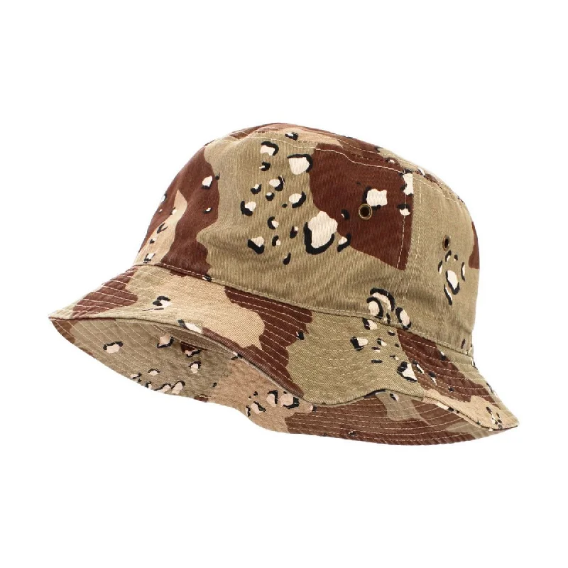 Ethos Cotton Bucket Hat - Desert Camo Bomuld Bøllehat