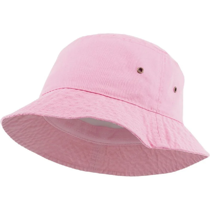 Ethos Cotton Bucket Hat - Pink Bomuld Bøllehat