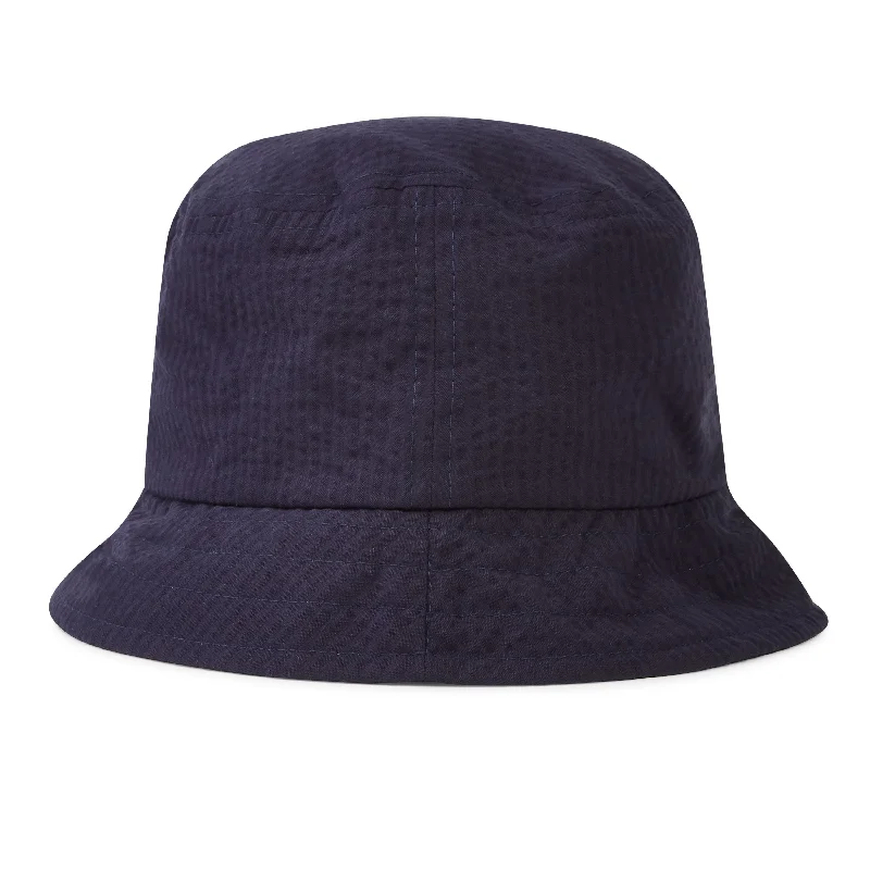 Woven Bucket Hat - Navy