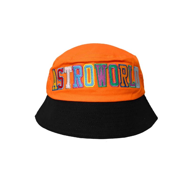 ASTROWORLD VARSITY BUCKET HAT (RED/BLACK)