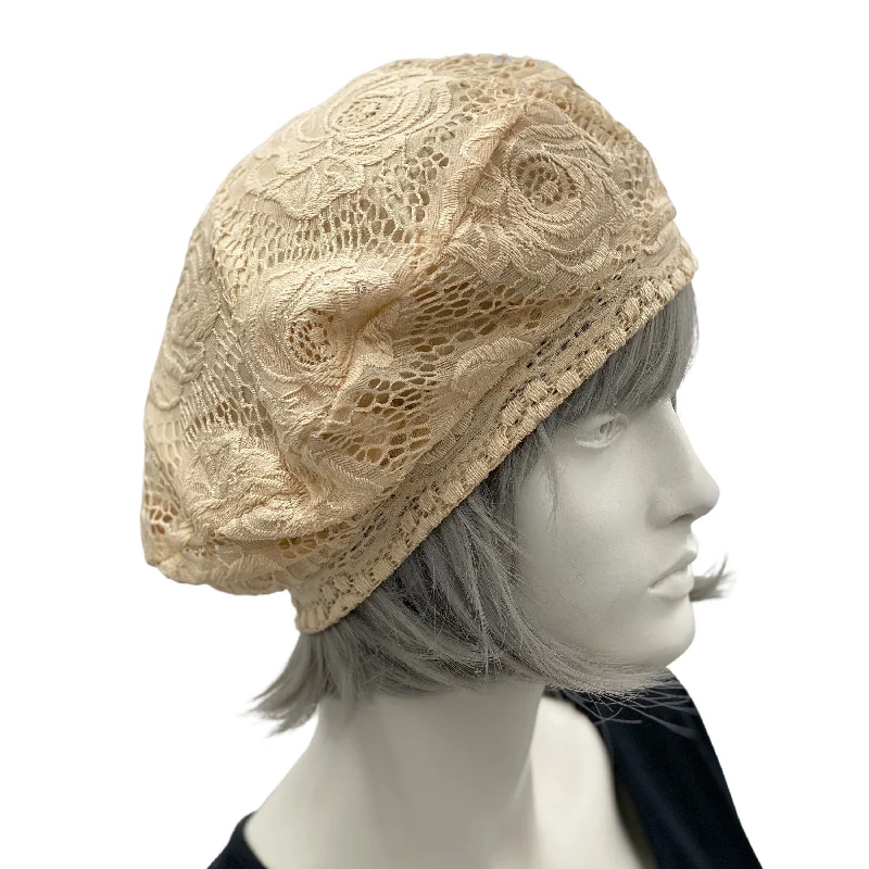 Floral Lace Beret