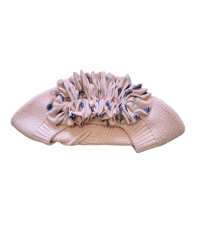 Large Size Pink Cotton French Beret