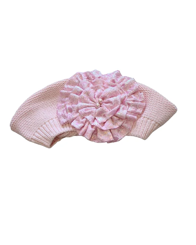 Large Size Pink Cotton French Beret