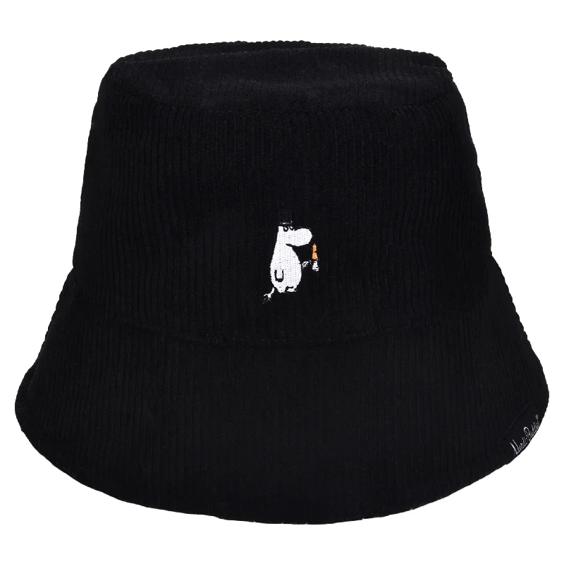 Moominpappa Candle Light Bucket Hat Corduroy - Black