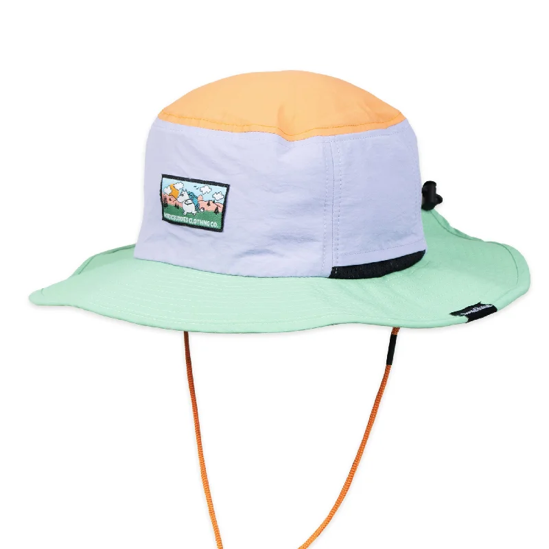 Moomintroll's  Adventure Brimmer Hat - Multicolor Lilac