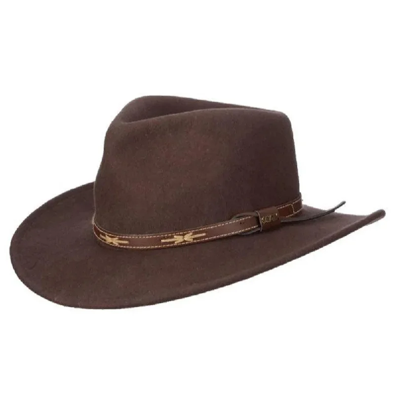 Scala Phoenix - Soft Wool Felt Outdoorsman Hat