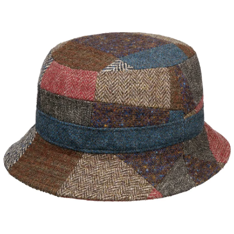 Stetson Patchwork Bucket Hat Tweed