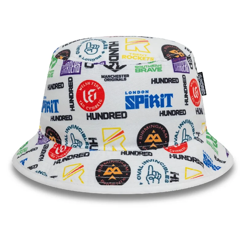 The Hundred Branded 2024 White Bucket Hat