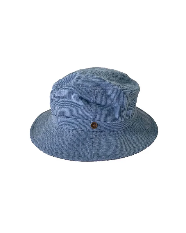 The Saturday Bucket Hat - Blue Corduroy