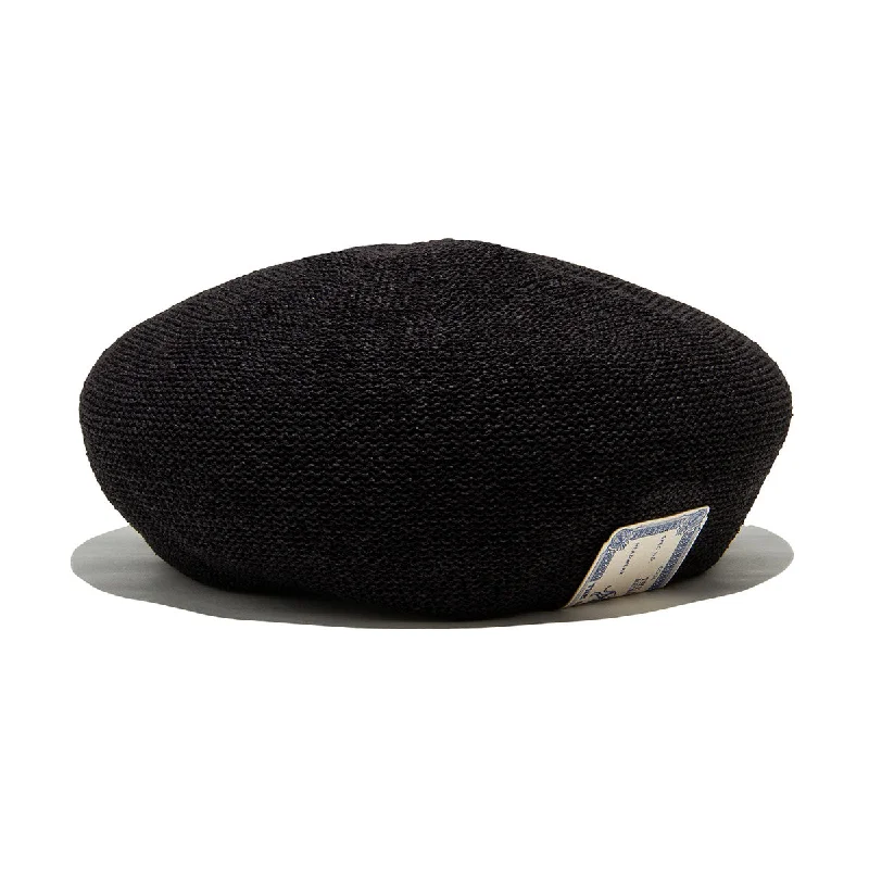 WASHI BIG BERET - Black