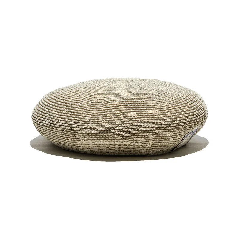 WIDE BERET - Natural